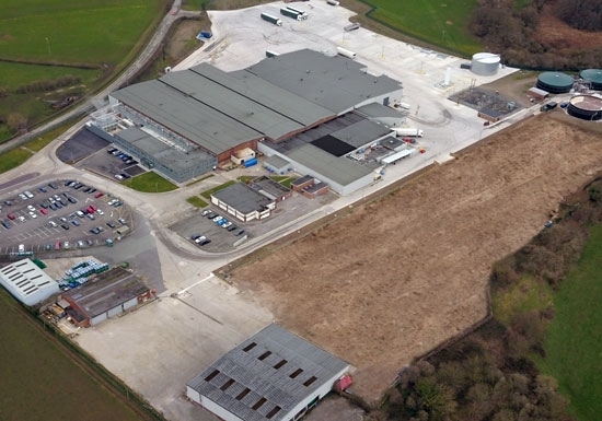 Aerial view of Maelor Foods 2019